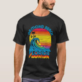 Ormond Beach Florida Retro Throwback Surf & Beach  Tシャツ (正面)