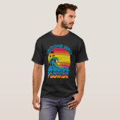 Ormond Beach Florida Retro Throwback Surf & Beach  Tシャツ (正面フル)