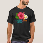 Ormond Beach Vacation Florida Tropical Hibiscus Fl Tシャツ (正面)