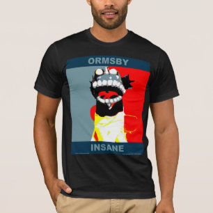 Ormsbyの黒いキャンペーンティー Tシャツ