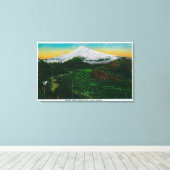 ORMtサンディ川からフード山。フード、または キャンバスプリント (インサイチュ (ウッドフロア))