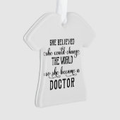 Ornamentパーソナライズな博士 オーナメント (正面)