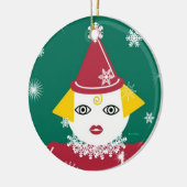 Ornament雪片のMartzkinのママ セラミックオーナメント (左)