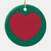 Ornament雪片のMartzkinのママ セラミックオーナメント (裏面)