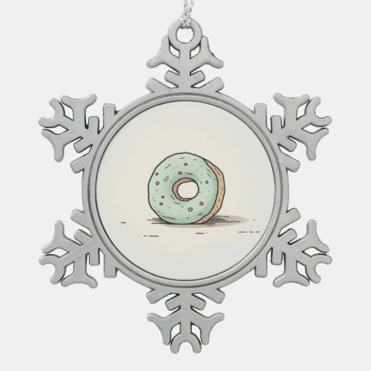 Ornament スノーフレークピューターオーナメント (正面)