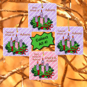 Ornament #3 of 4: 3rd Week of Advent (JOY) セラミックオーナメント