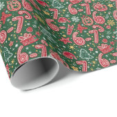 Ornament 6-7 Meme Christmas Doodles ラッピングペーパー (ロールコーナー)