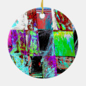 Ornament – Abstract Grid セラミックオーナメント (裏面)