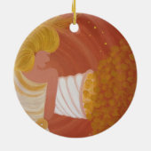 Ornament "Abundantia" Die Göttin der Fülle セラミックオーナメント (裏面)
