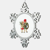 Ornament Christmas  スノーフレークピューターオーナメント (右)