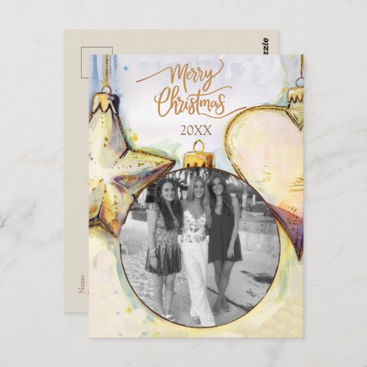 Ornament Christmas  ポストカード (正面/裏面)