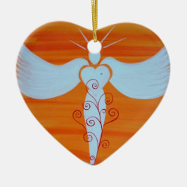 Ornament "Engel für Seelenpartner" セラミックオーナメント