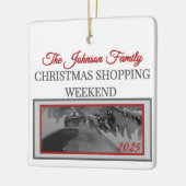 Ornament: Family Christmas Shopping Weekend  セラミックオーナメント (左)