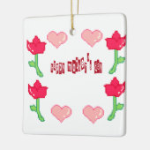 Ornament Happy mother's day  セラミックオーナメント (左)