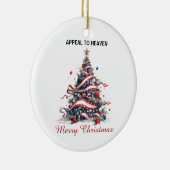 Ornament -Patriotic Xmas Tree ATH1 with origin ed セラミックオーナメント (右)