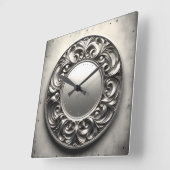 ornament ring  スクエア壁時計 (傾斜)