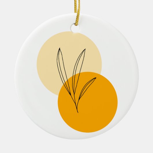 Ornament simple design  セラミックオーナメント (正面)