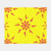 Ornament Swirl Pattern vintage illustrationabstrac フリースブランケット (正面(横))