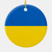 Ornament with flag of Ukraine セラミックオーナメント (裏面)