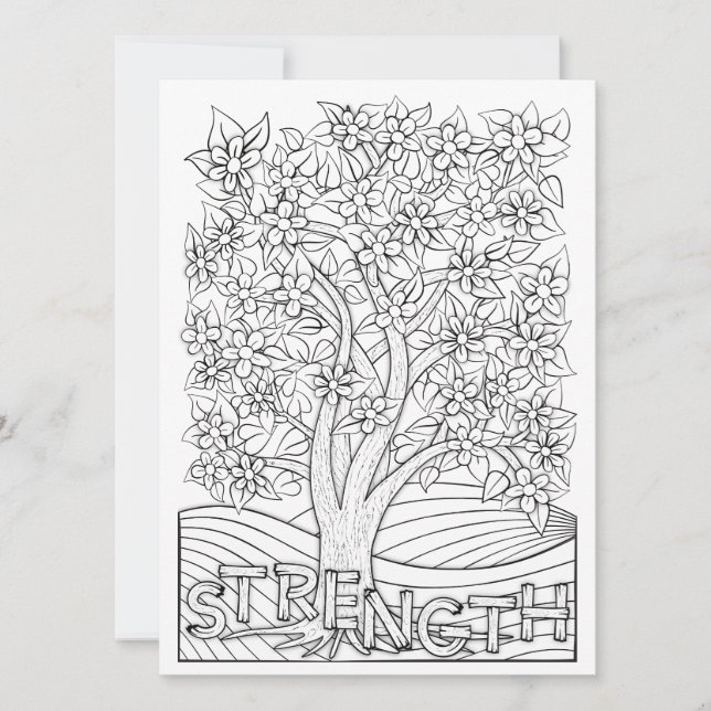 OrnaMENTALの強さ咲く木の色自分の (正面)