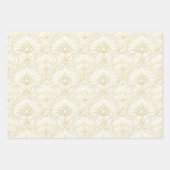 Ornamental Art Deco – Ivory | Anniversary Luxe ラッピングペーパーシート (正面)