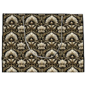 Ornamental Art Deco – Noir | Decorative Luxe ラージペーパーバッグ (裏面)