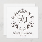 Ornamental Border with a Traditional Crown (正面/裏面)