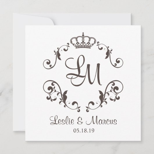 Ornamental Border with a Traditional Crown (正面)