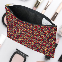 Ornamental Cherry Blossom Pattern Cosmetic Bag アクセサリーポーチ