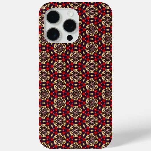 Ornamental Cherry Blossom Pattern iPhone case Case-Mate iPhoneケース (裏面)