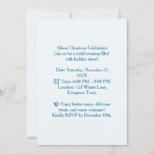 Ornamental Christmas 招待状 (裏面)