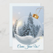 Ornamental Christmas 招待状 (正面/裏面)