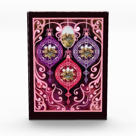 Ornamental Christmas - Photo Christmas card フォトブロック (正面)