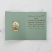 Ornamental Daisy Garden April Birth Month Flower カード (内部)