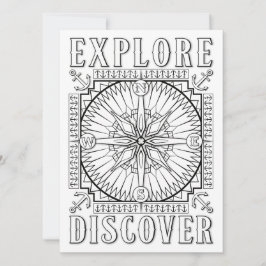 OrnaMENTAL Explore and Discover Color Your Own