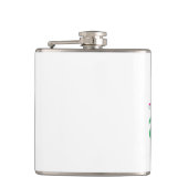 Ornamental Floral Flower Design – Elegant フラスク (正面)