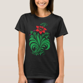 Ornamental Floral Flower Design – Elegant Tシャツ