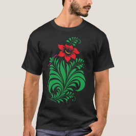 Ornamental Floral Flower Design – Elegant Tシャツ