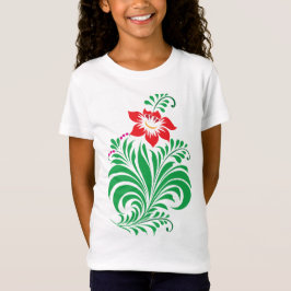 Ornamental Floral Flower Design – Elegant Tシャツ
