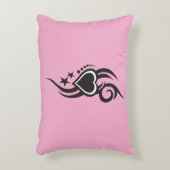 Ornamental Floral Heart Tattoo  アクセントクッション (正面(垂直))