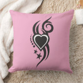 Ornamental Floral Heart Tattoo  クッション (ブランケット)