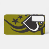 Ornamental Floral Heart Tattoo  Samsung Galaxyケース (裏面横)