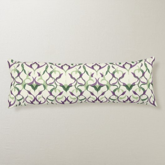 Ornamental Lily Motif Pattern ボディピロー (裏面)