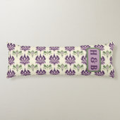 Ornamental Lily Motif Pattern ボディピロー (正面)
