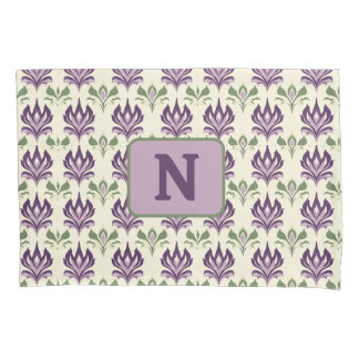 Ornamental Lily Motif Pattern 枕カバー