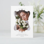 Ornamental Remember Loved One Passed Away Funeral 招待状 (スタンド正面)