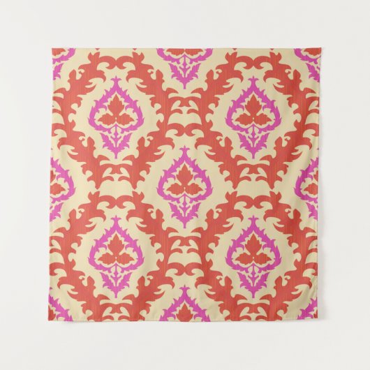 Ornamental seamless pattern with traditional Centr タペストリー (正面)