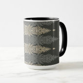 Ornamental Traditional Paisley design マグカップ (正面右)