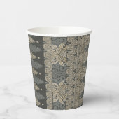 Ornamental Traditional Paisley design 紙コップ (左)