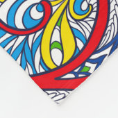 Ornamental Tribal Seamless pattern. Illustration.  フリースブランケット (角)